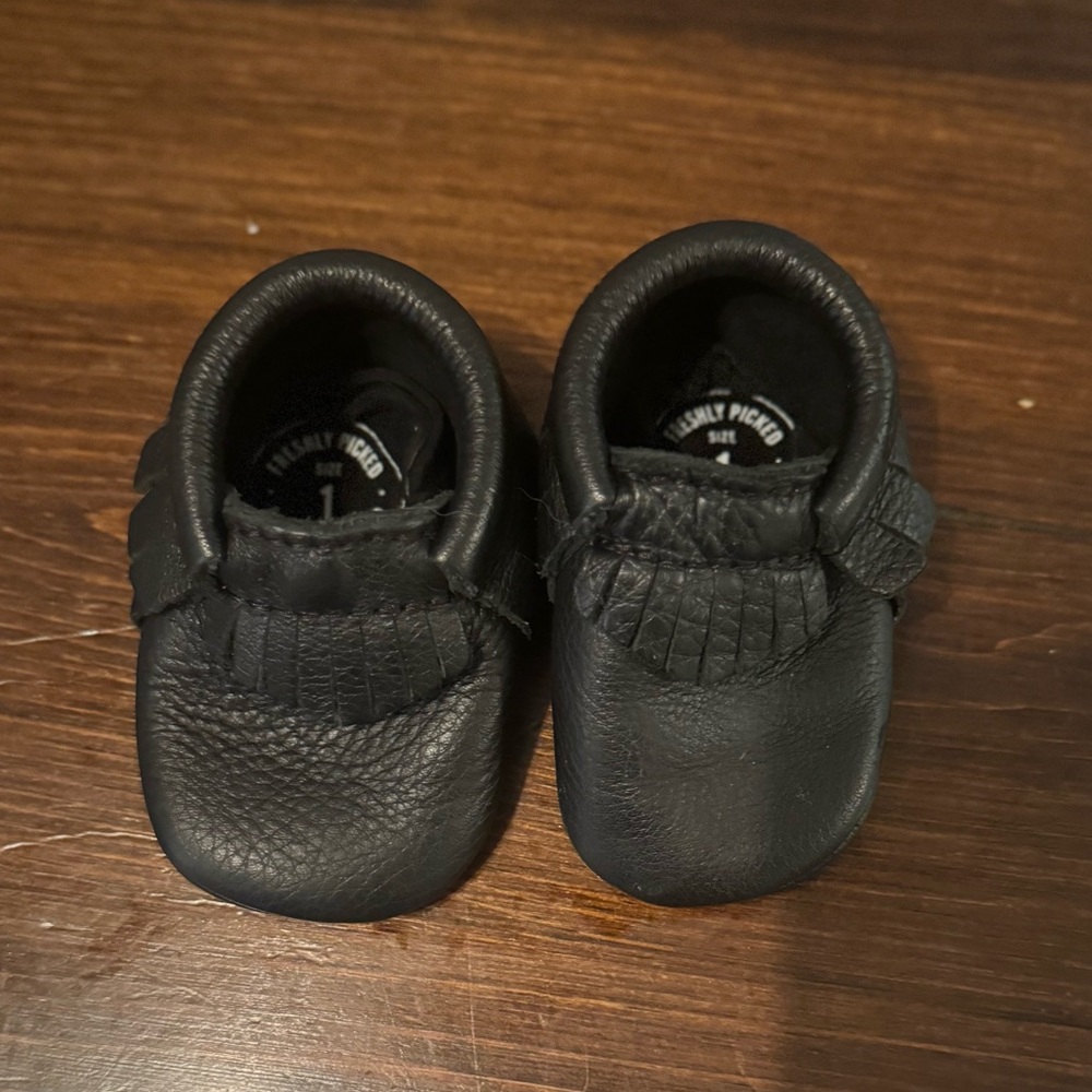 Freshly Picked Black Moccasins
